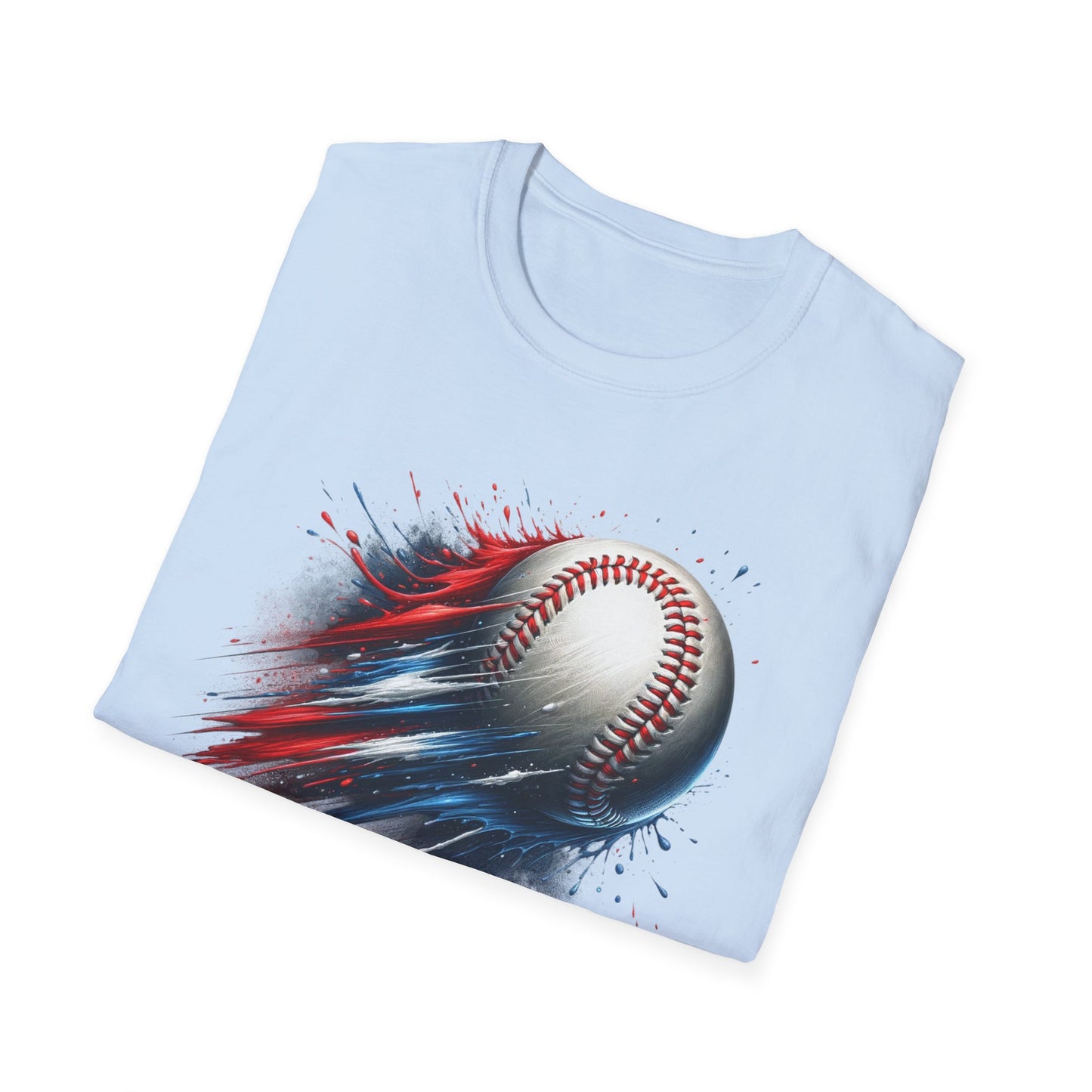 Baseball Speeding Through the Air - T-Shirt - Blount Custom Creations