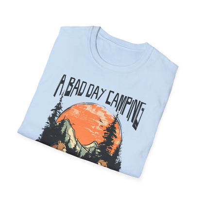 A Bad Day Camping is Better Than a Good Day at Work - T-Shirt - Blount Custom Creations