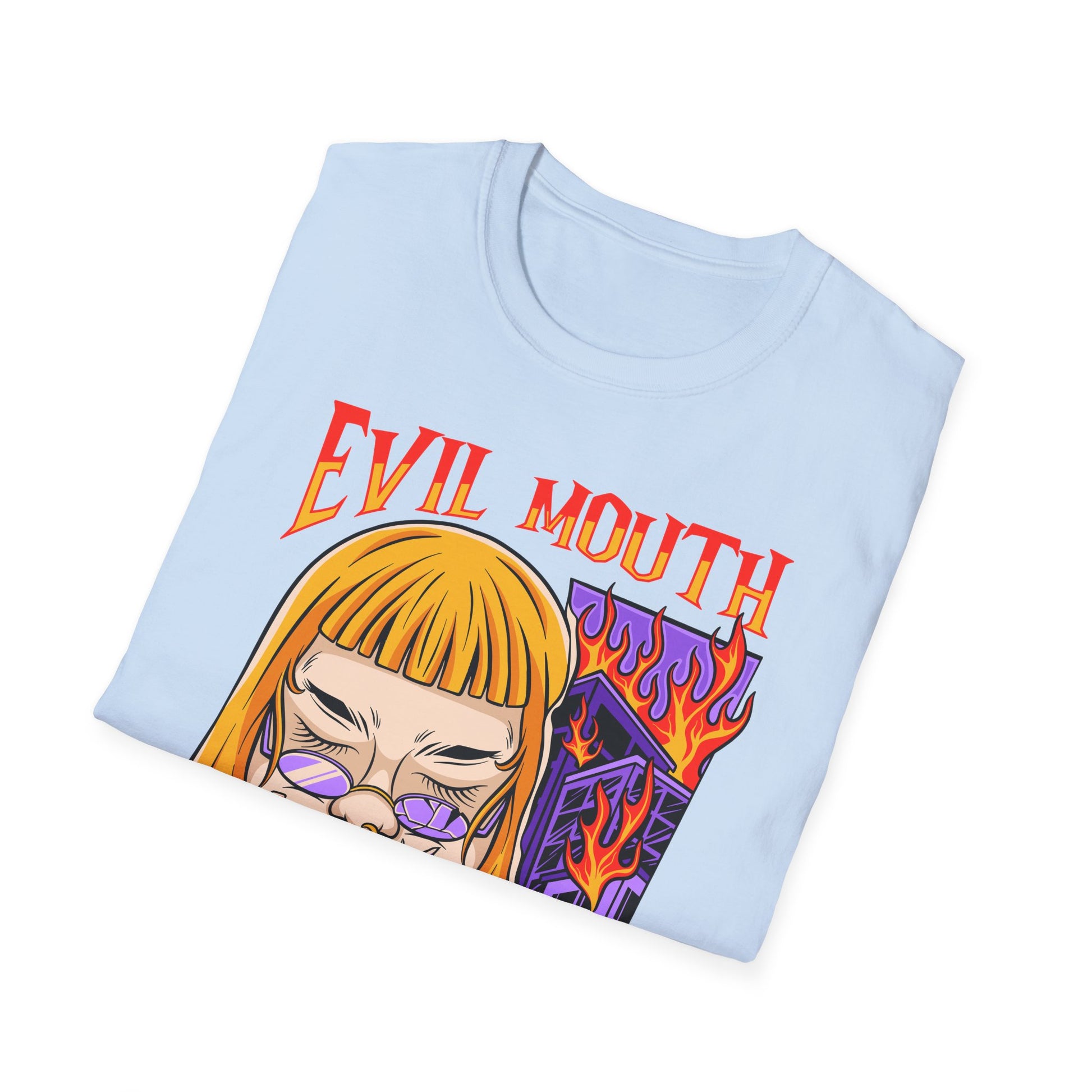 Evil Mouth Destroy the City - T-Shirt - Blount Custom Creations