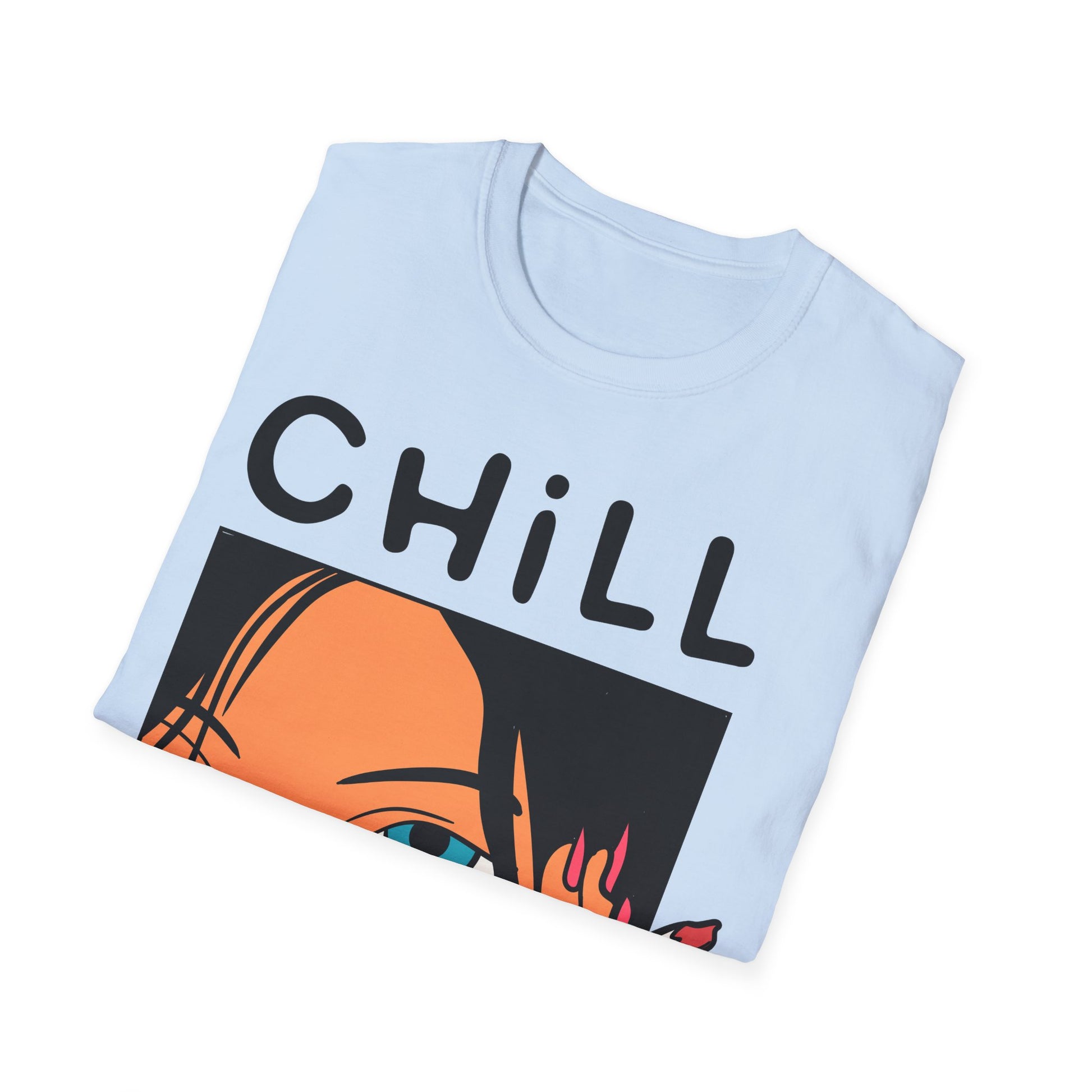 Chill with Woman Smoking Cigarette - T-Shirt - Blount Custom Creations