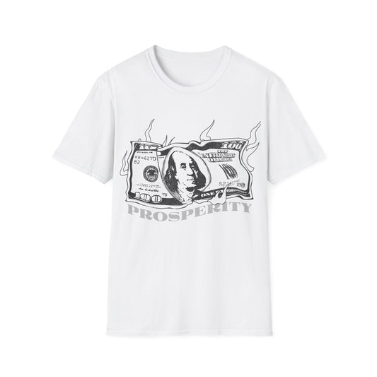 Burning 100 Dollar Bill Prosperity - T-Shirt - Blount Custom Creations