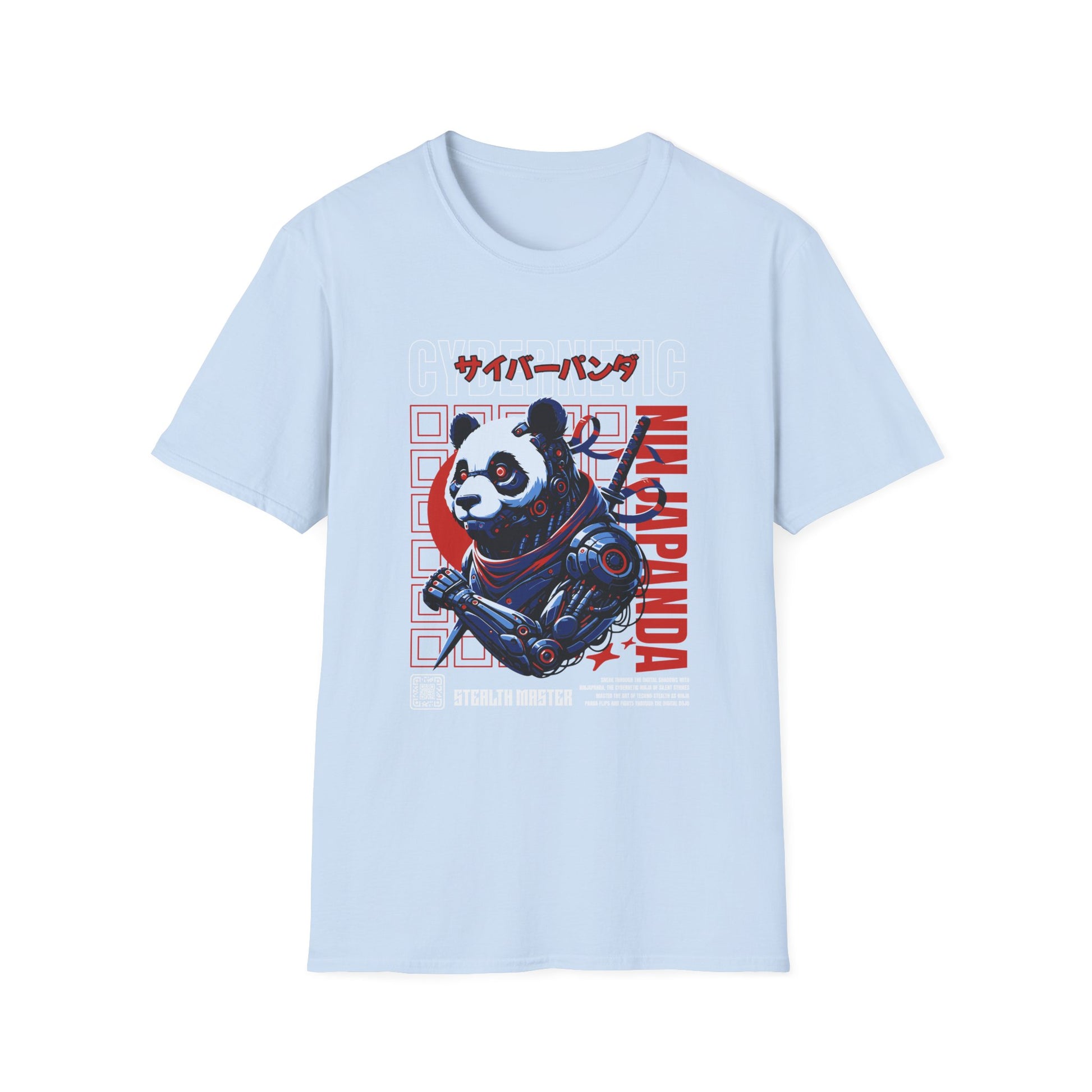 Cybernetic Ninja Panda Stealth Master - T-Shirt - Blount Custom Creations