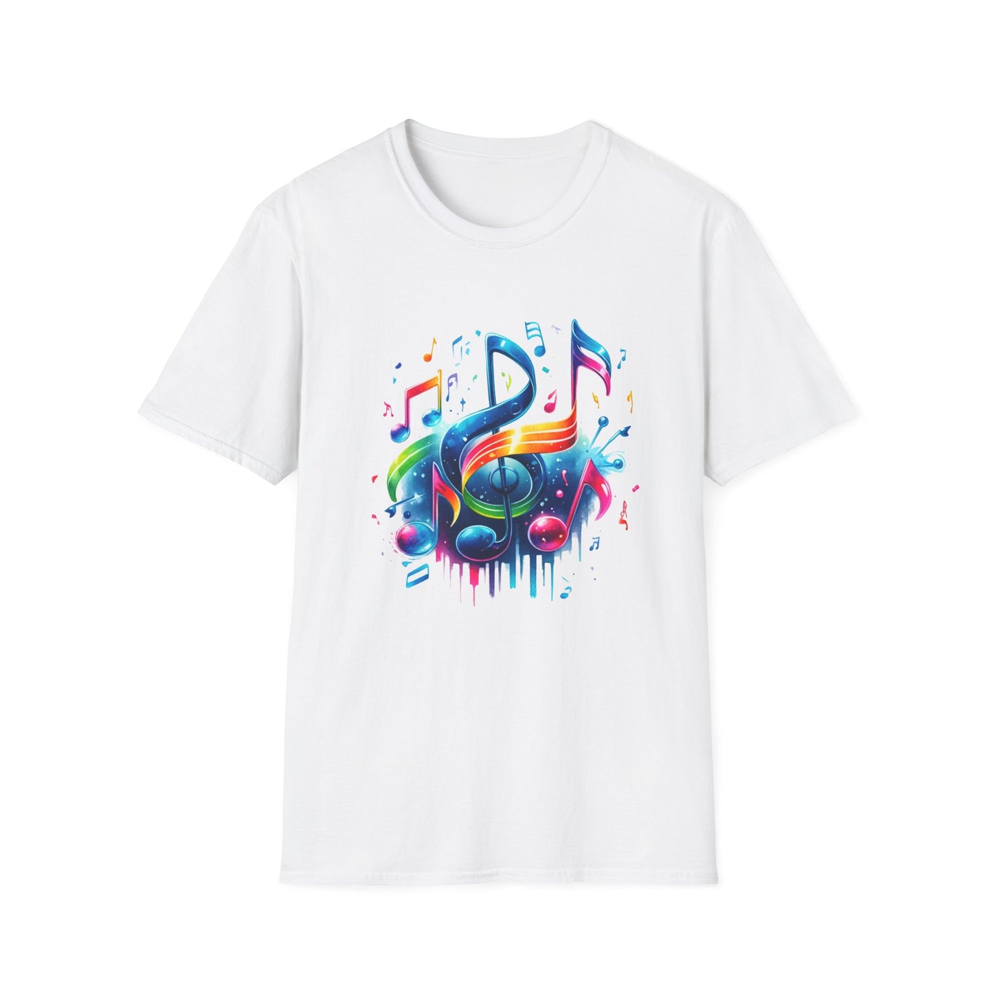 Colorful Music Notes - T-Shirt - Blount Custom Creations