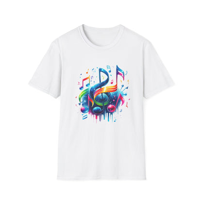 Colorful Music Notes - T-Shirt - Blount Custom Creations