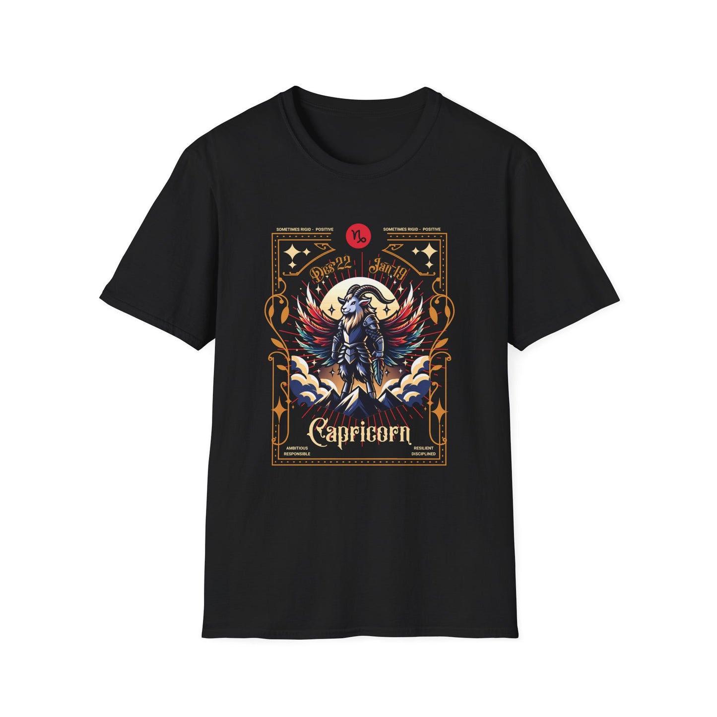 Capricorn Zodiac Fairy - T-Shirt - Blount Custom Creations