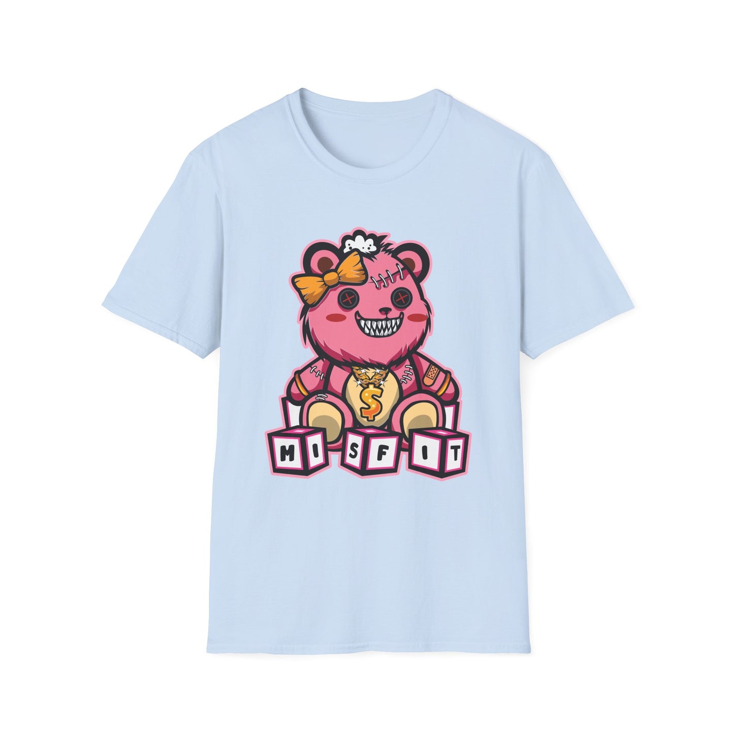 Misfit Evil Teddy Bear Streetwear - T-Shirt - Blount Custom Creations