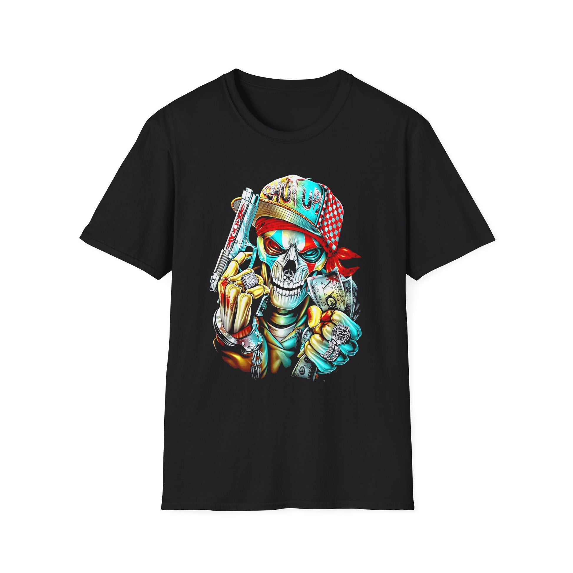 Skeleton Gangsta - T-Shirt - Blount Custom Creations