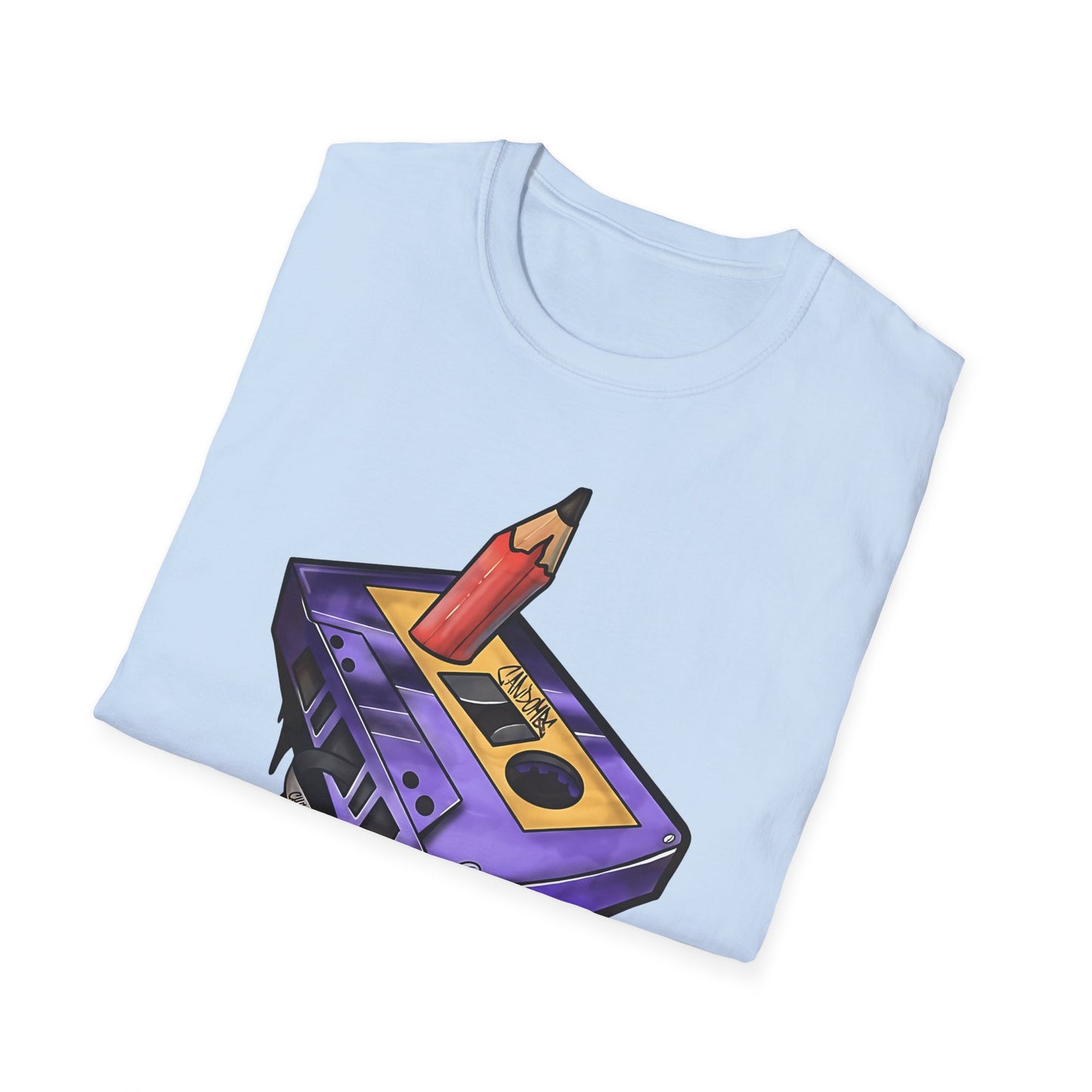 Cassette Tape Being Rewound - T-Shirt - Blount Custom Creations