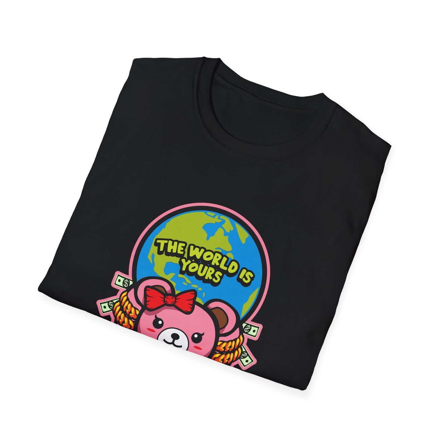 The World is Yours Money Bear Streetwear - T-Shirt - Blount Custom Creations