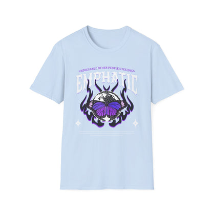 Emphatic with Butterfly - T-Shirt - Blount Custom Creations