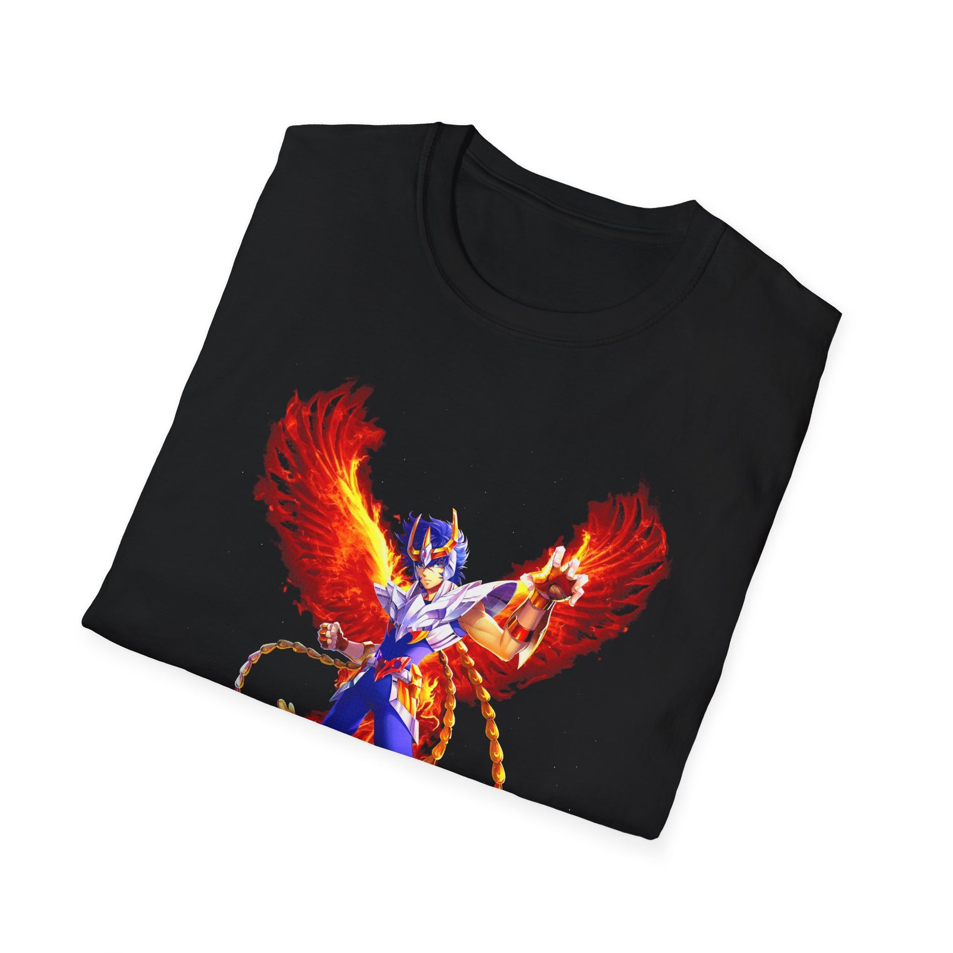 Anime Character with Fire Wings - T-Shirt - Blount Custom Creations