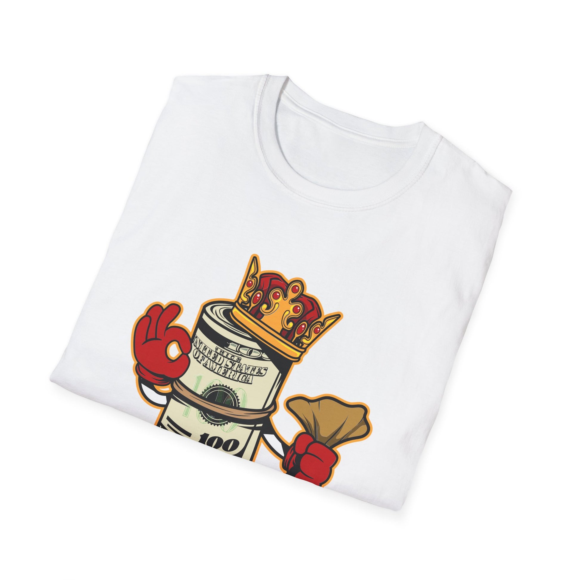 100 Dollar Bill King - T-Shirt - Blount Custom Creations