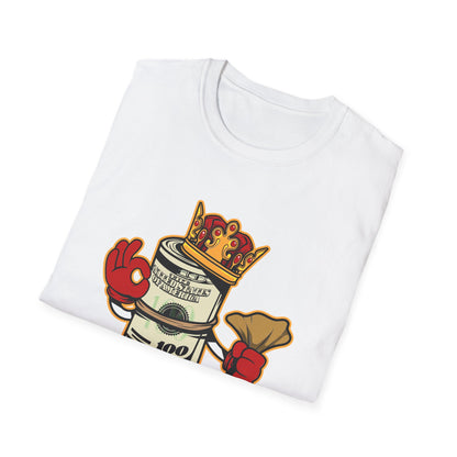 100 Dollar Bill King - T-Shirt - Blount Custom Creations