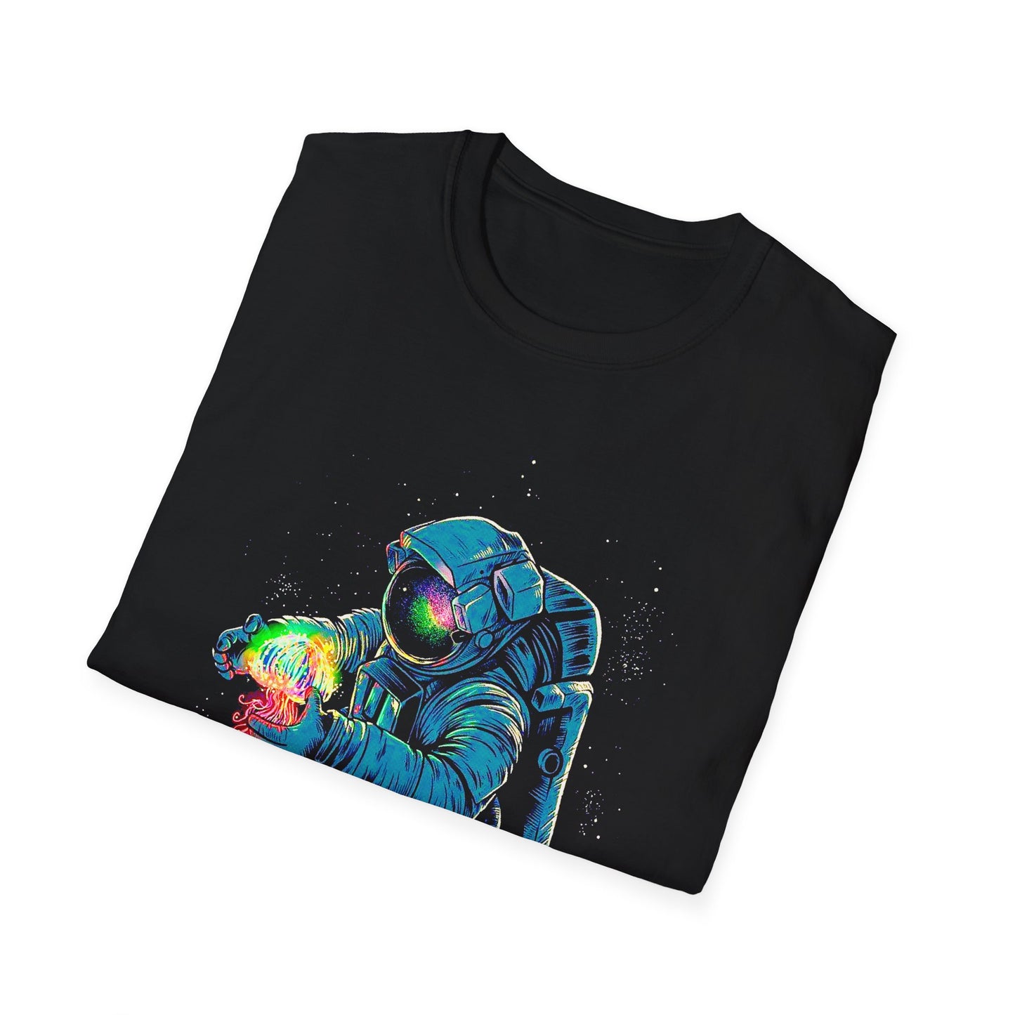 Astronaut with 3D Globe - T-Shirt - Blount Custom Creations