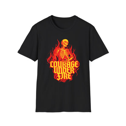 Courage Under Fire Skeleton - T-Shirt - Blount Custom Creations