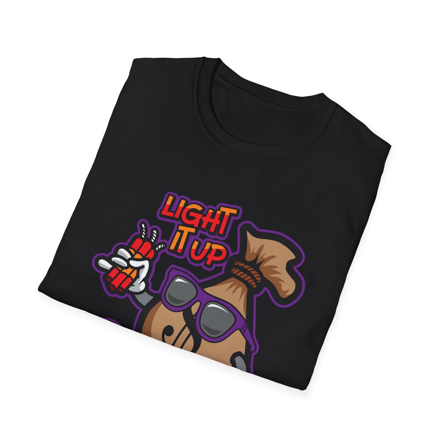 Light it Up Money Bag Streetwear - T-Shirt - Blount Custom Creations