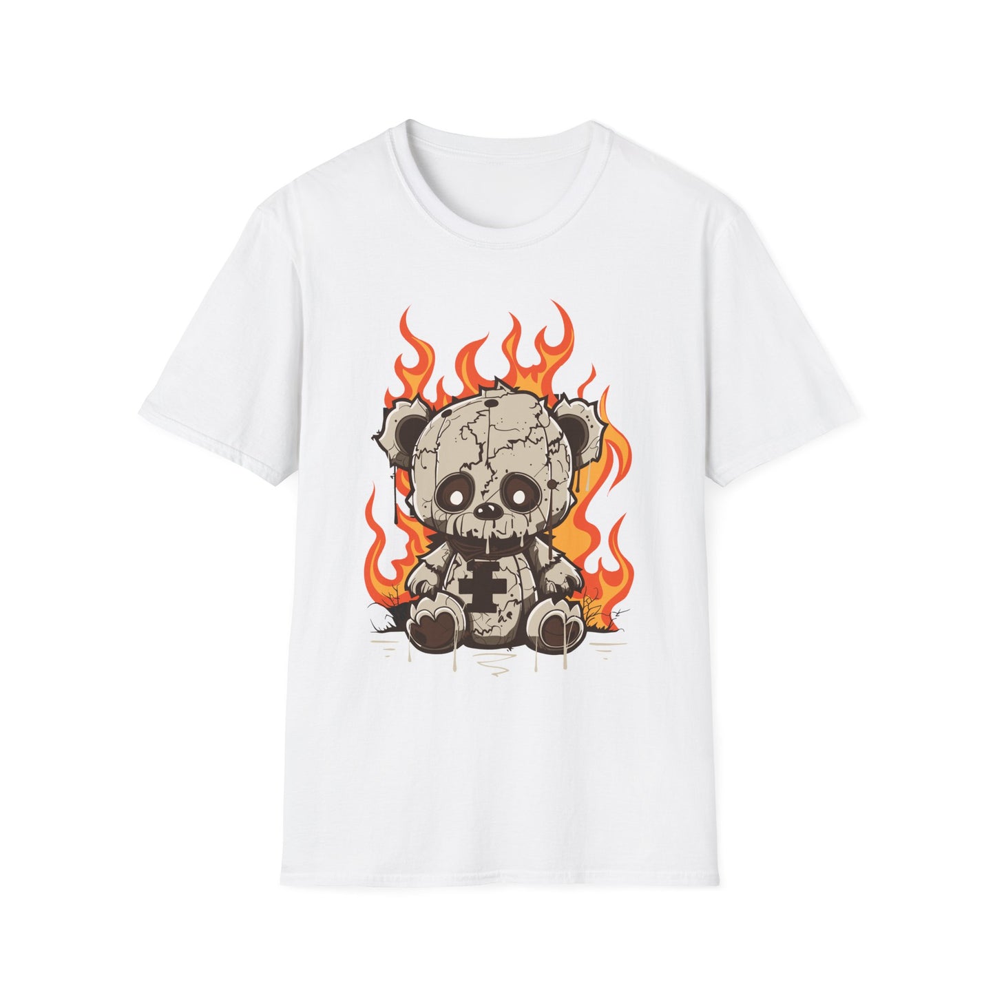 Teddy Bear on Fire - T-Shirt - Blount Custom Creations