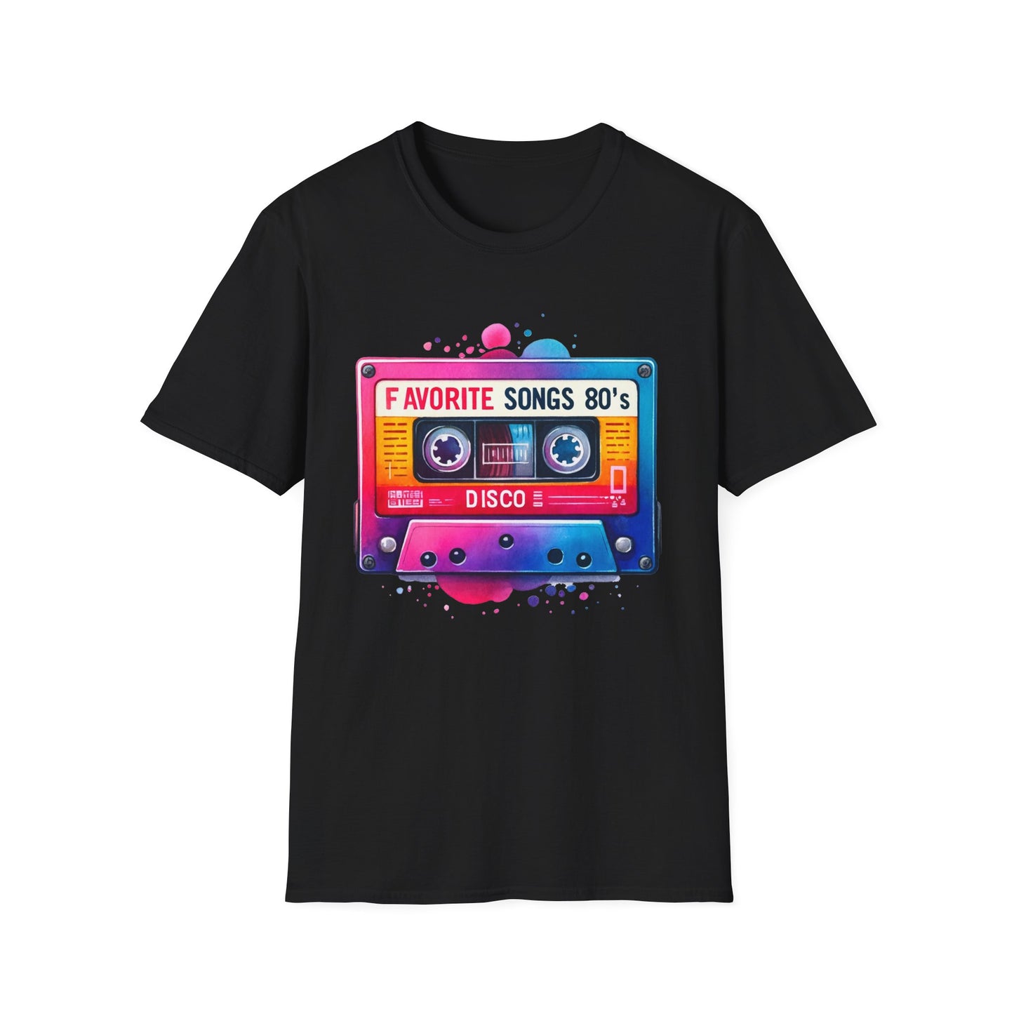 80's Favorite Songs Cassette Tape - T-Shirt - Blount Custom Creations