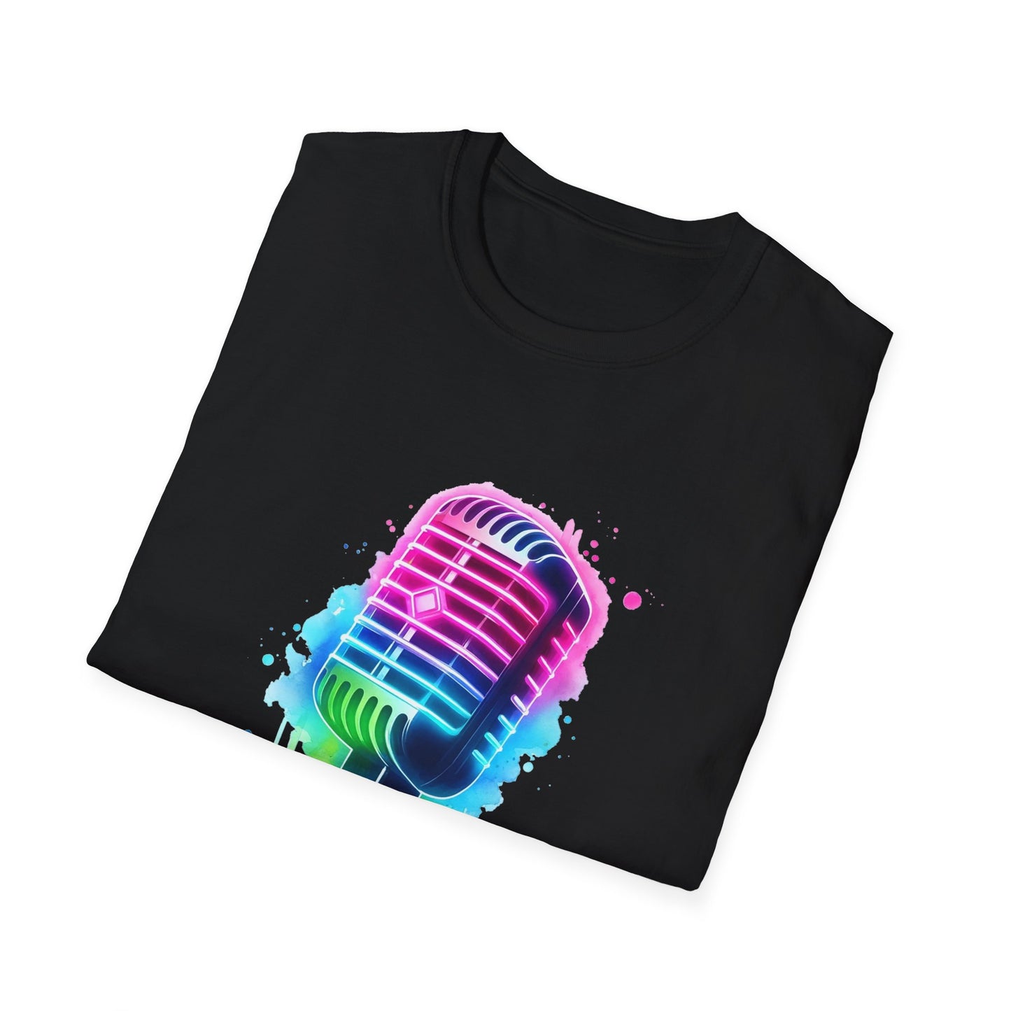 Colorful Microphone - T-Shirt - Blount Custom Creations