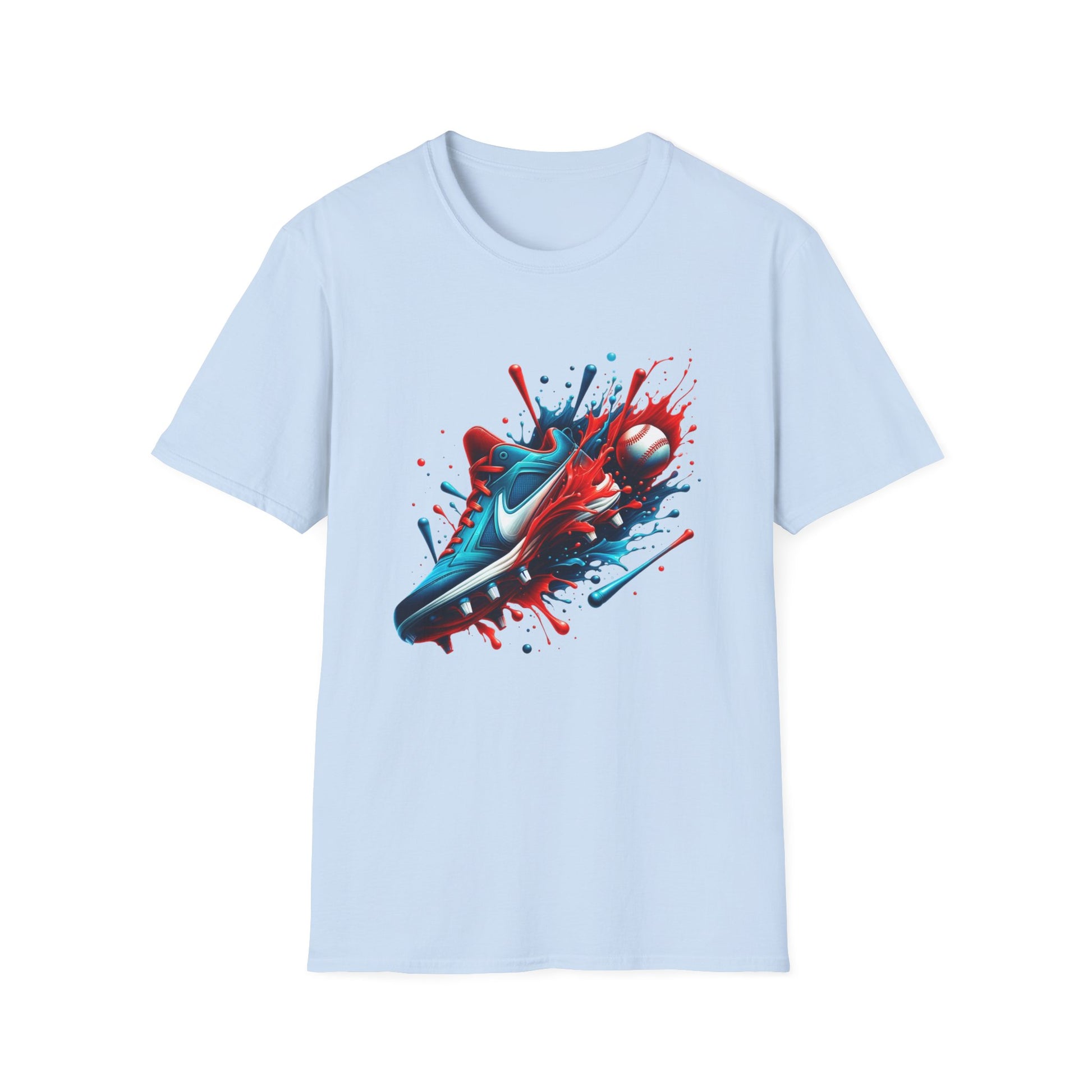 Cleats Splashing with Color - T-Shirt - Blount Custom Creations