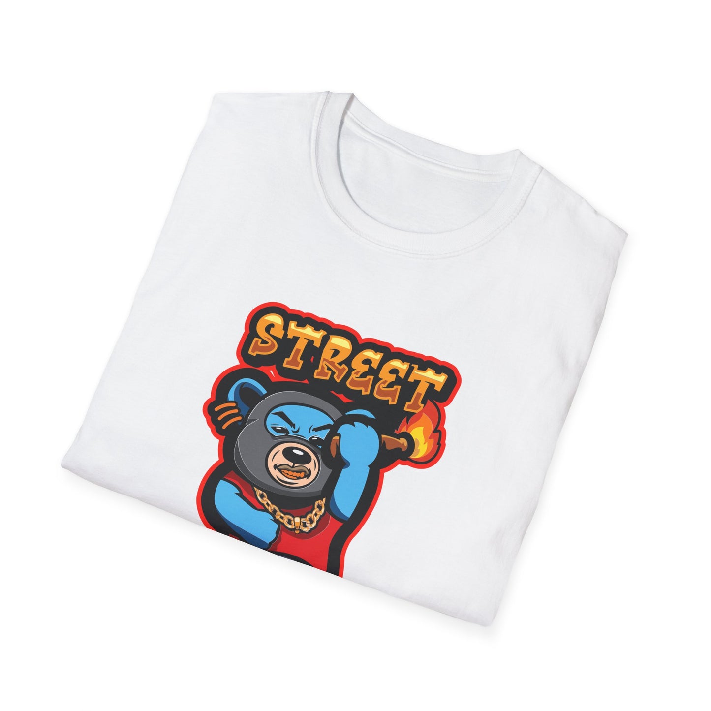 Street Justice Streetwear Rapping Bear - T-Shirt - Blount Custom Creations