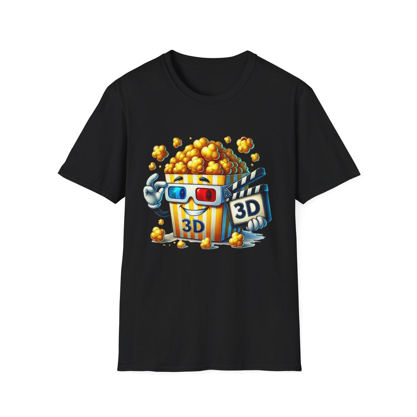 3D Popcorn - T-Shirt - Blount Custom Creations