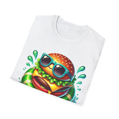 Cheeseburger Floating in Water - T-Shirt - Blount Custom Creations