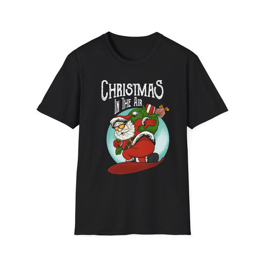 Christmas in the Air Santa Claus - T-Shirt - Blount Custom Creations