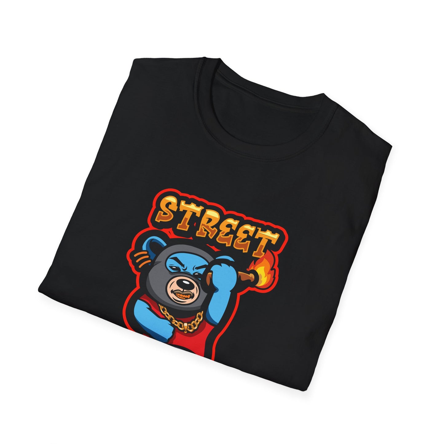 Street Justice Streetwear Rapping Bear - T-Shirt - Blount Custom Creations