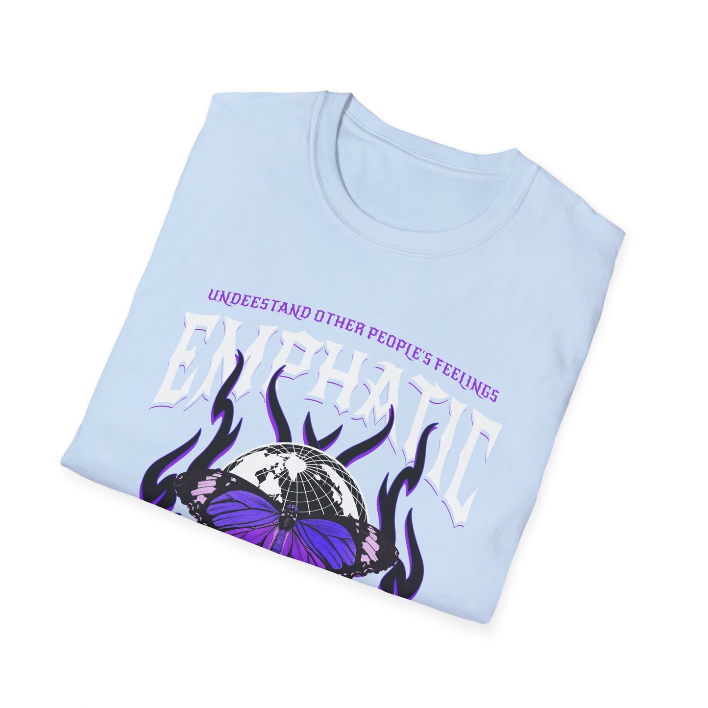 Emphatic with Butterfly - T-Shirt - Blount Custom Creations