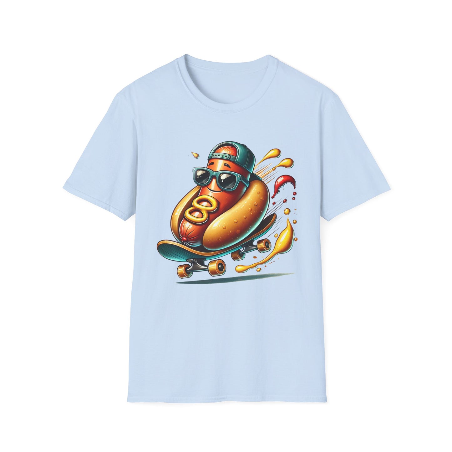 Skateboarding Hot Dog - T-Shirt - Blount Custom Creations