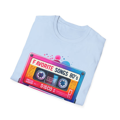 80's Favorite Songs Cassette Tape - T-Shirt - Blount Custom Creations