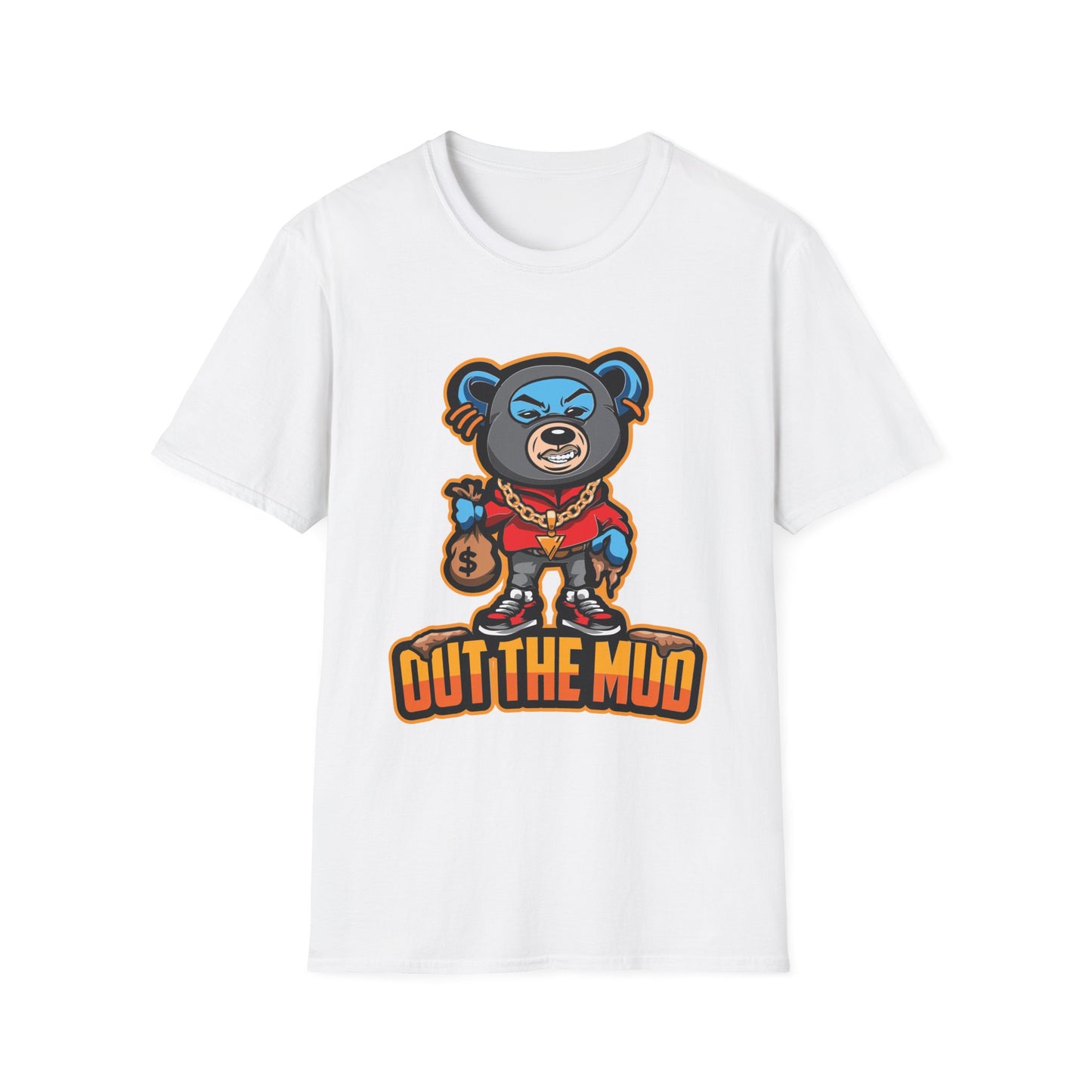 Out The Mud Gangster Bear Streetwear - T-Shirt - Blount Custom Creations