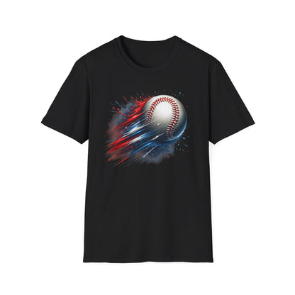 Baseball Speeding Through the Air - T-Shirt - Blount Custom Creations