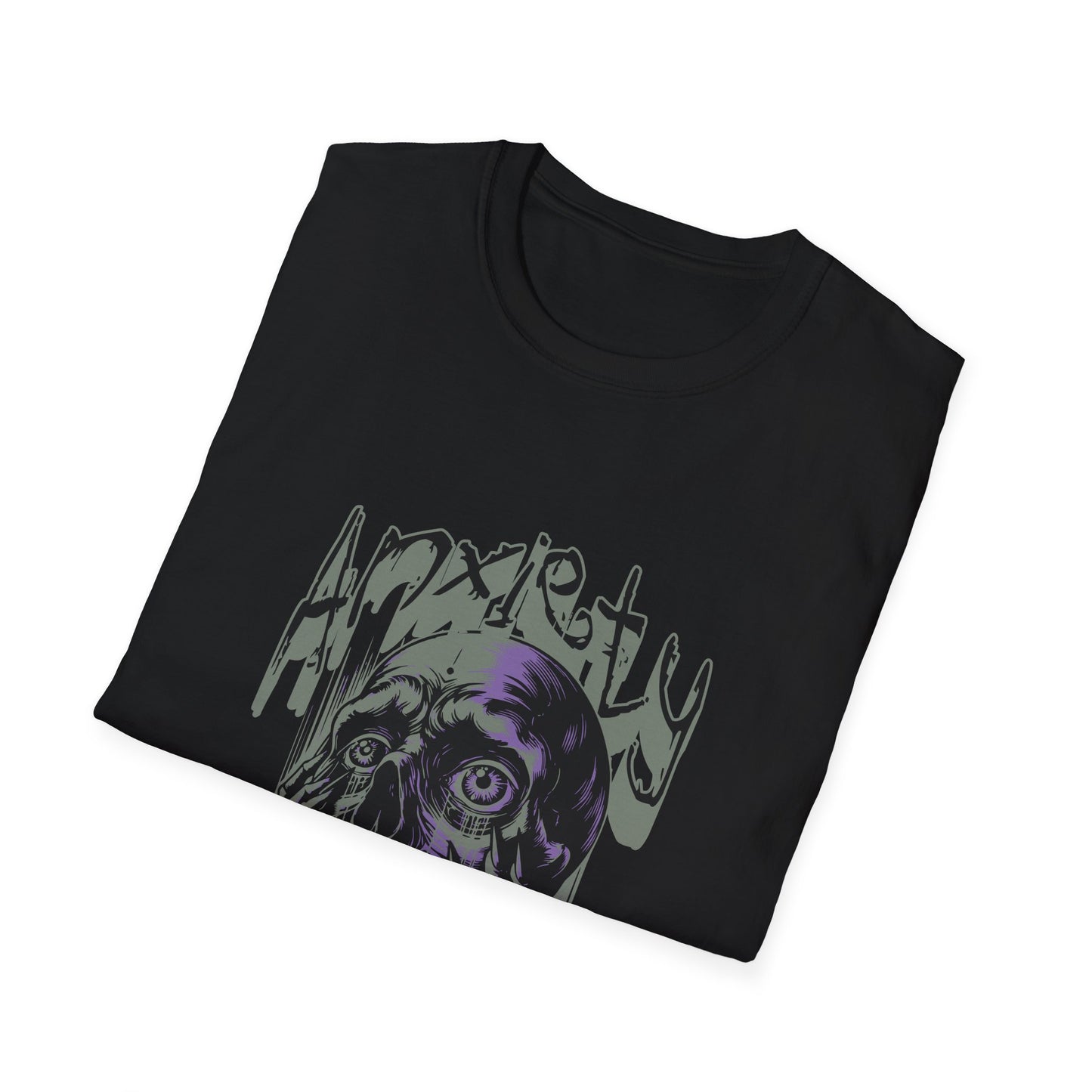 Anxiety Skull - T-Shirt - Blount Custom Creations