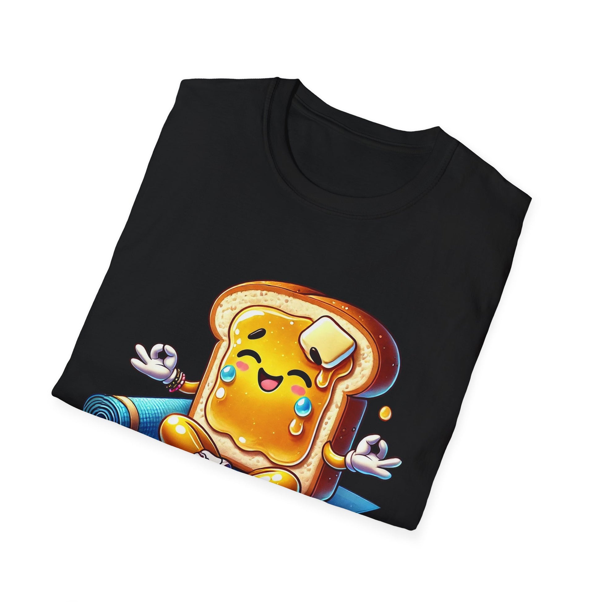 Buttered Toast Doing Yoga - T-Shirt - Blount Custom Creations