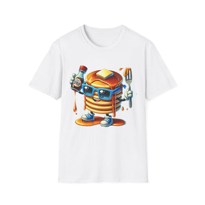 Stack of Pancakes with Syrup - T-Shirt - Blount Custom Creations