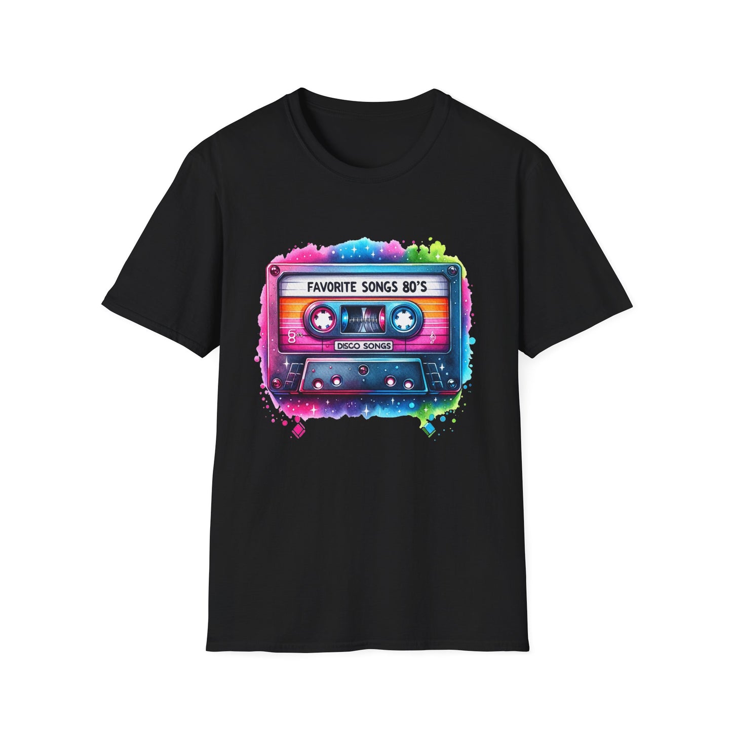 80's Favorite Songs Cassette Tape 1 - T-Shirt - Blount Custom Creations