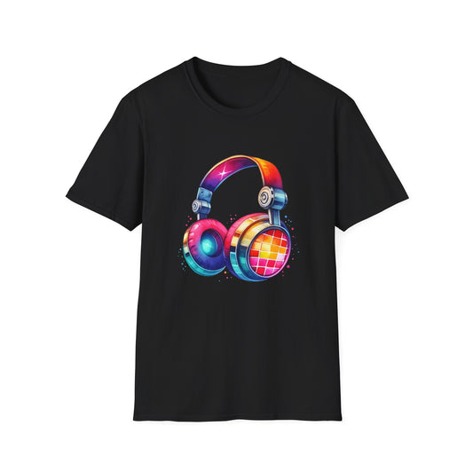 Colorful Headphones - T-Shirt - Blount Custom Creations