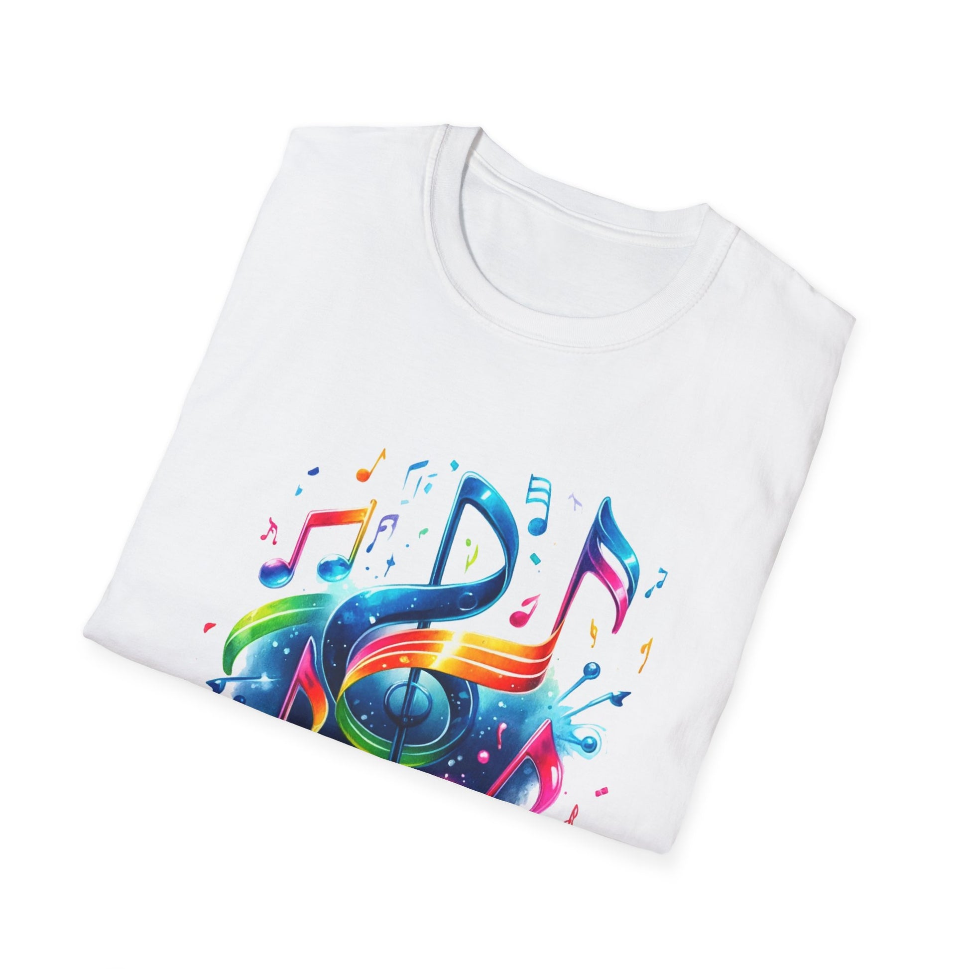 Colorful Music Notes - T-Shirt - Blount Custom Creations