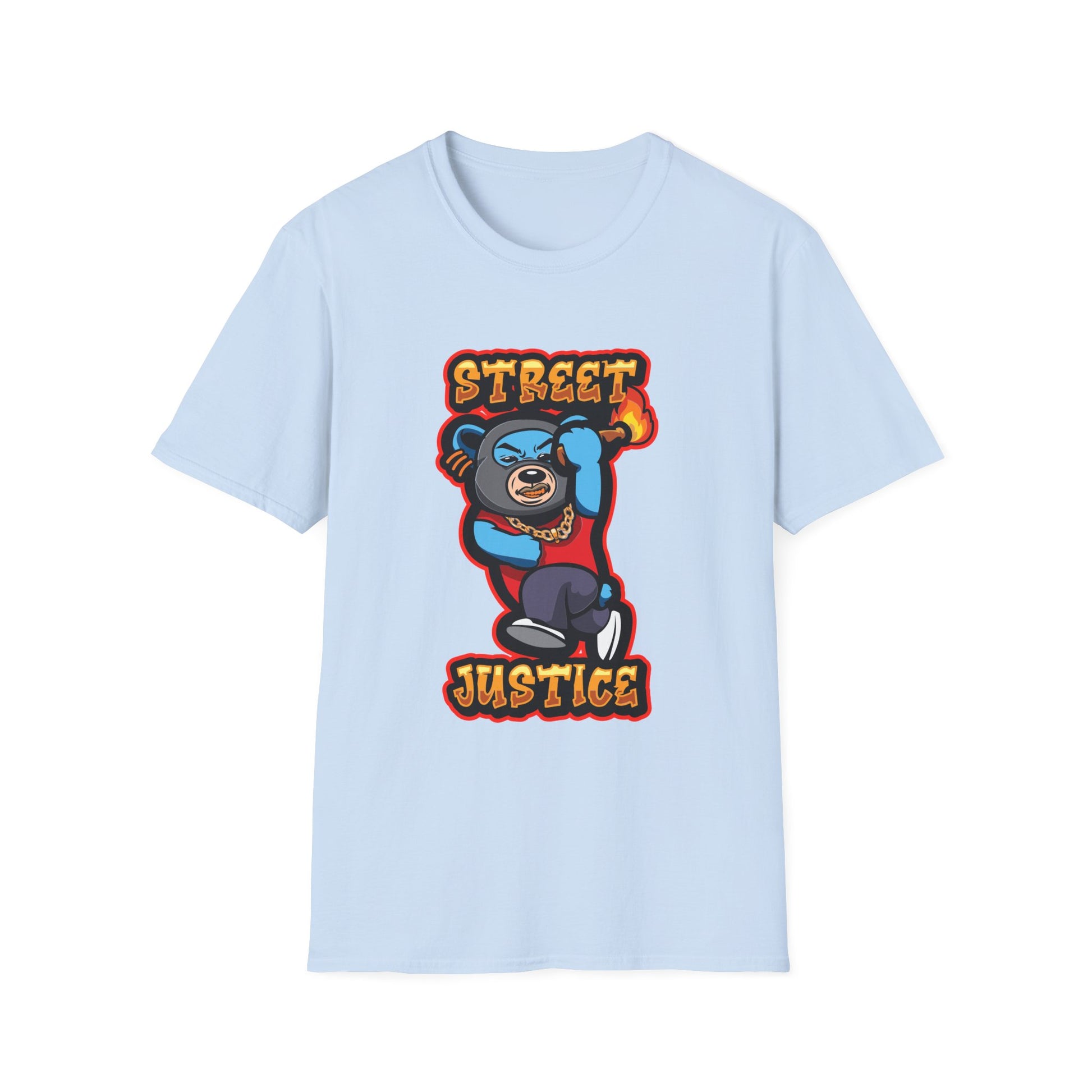 Street Justice Streetwear Rapping Bear - T-Shirt - Blount Custom Creations