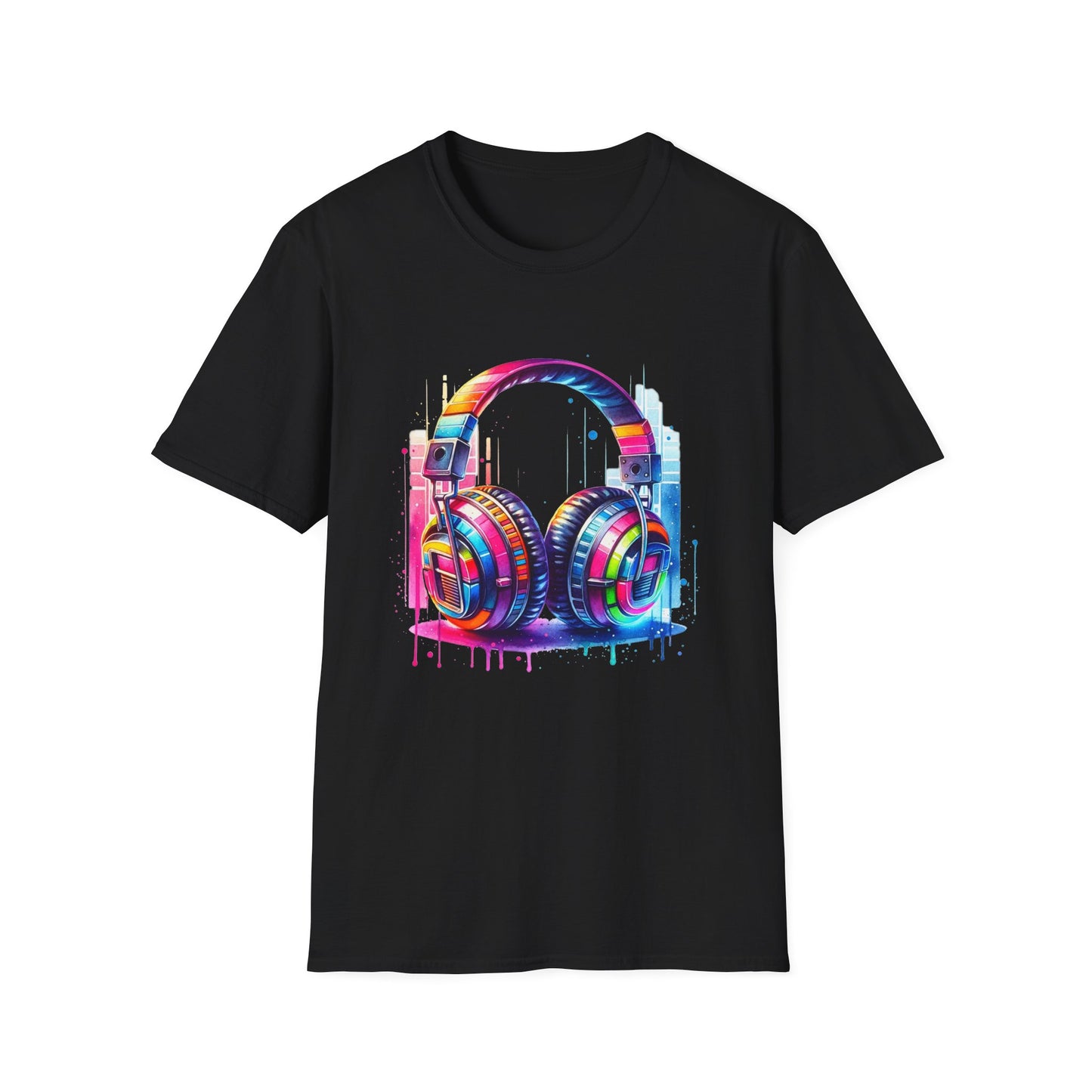 Melting Headphones - T-Shirt - Blount Custom Creations