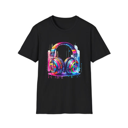 Melting Headphones - T-Shirt - Blount Custom Creations