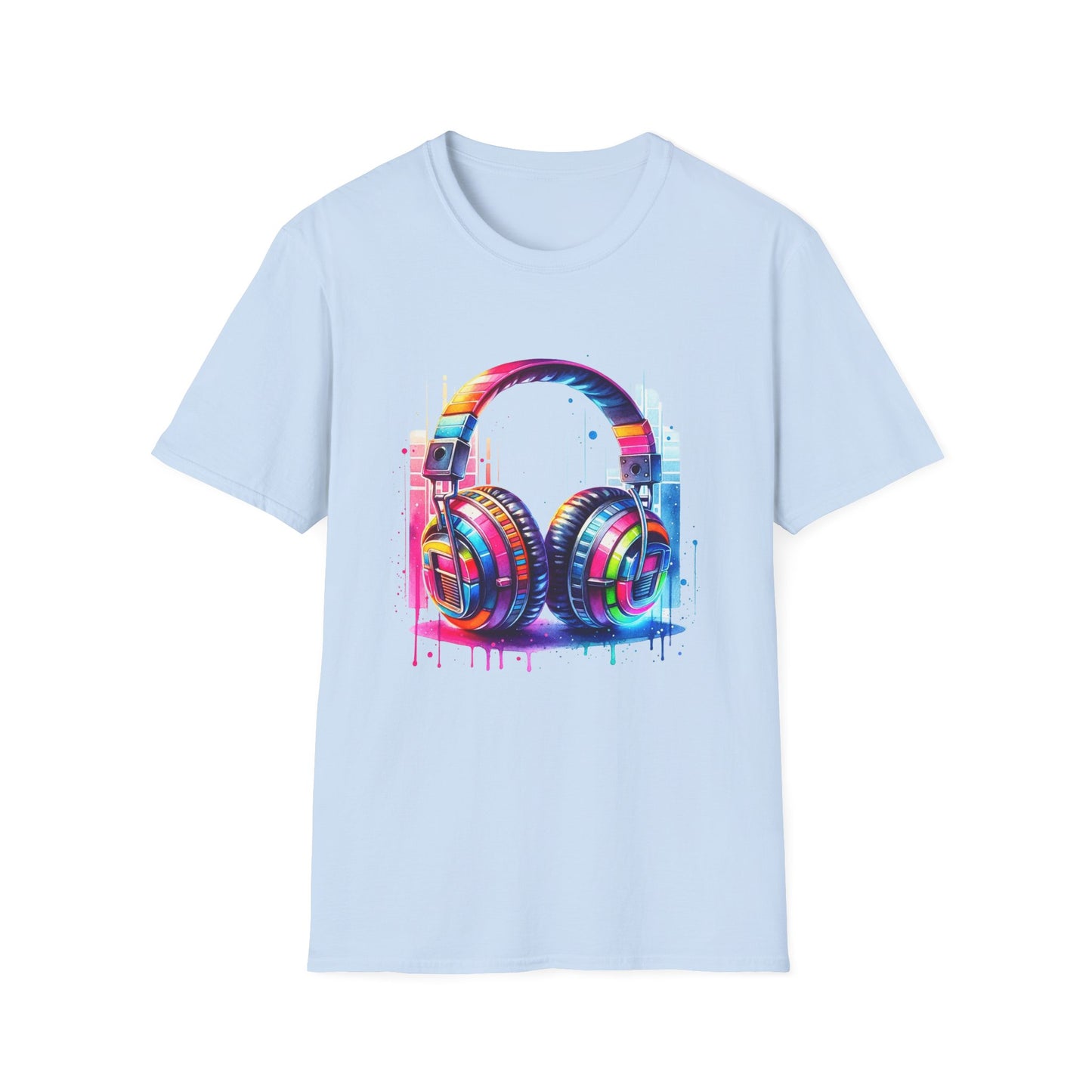 Melting Headphones - T-Shirt - Blount Custom Creations