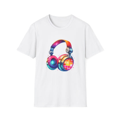 Colorful Headphones - T-Shirt - Blount Custom Creations