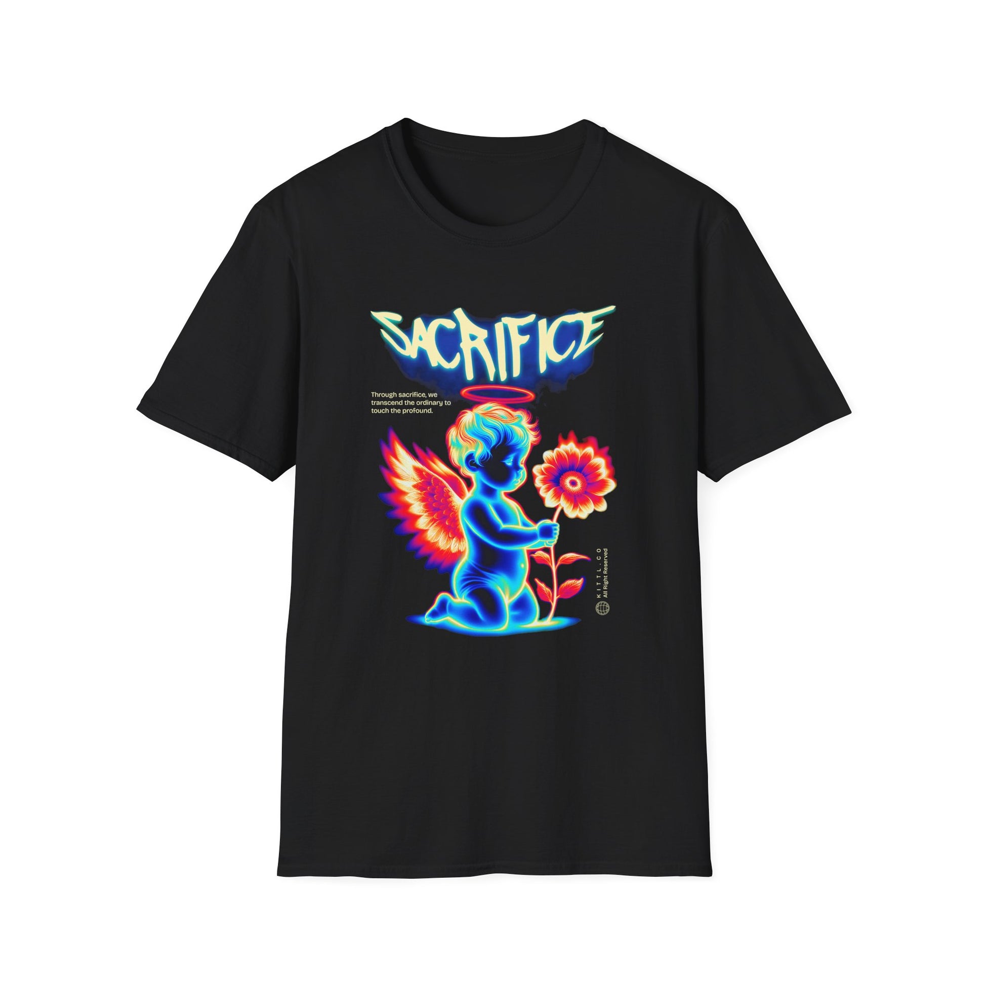 Cupid Holding a Flower Sacrifice - T-Shirt - Blount Custom Creations