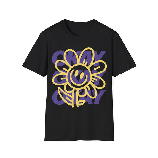 Okay Flower - T-Shirt - Blount Custom Creations