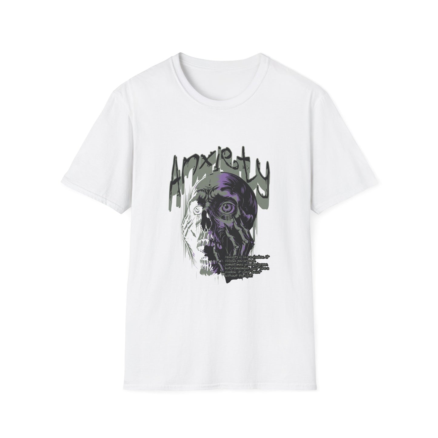 Anxiety Skull - T-Shirt - Blount Custom Creations