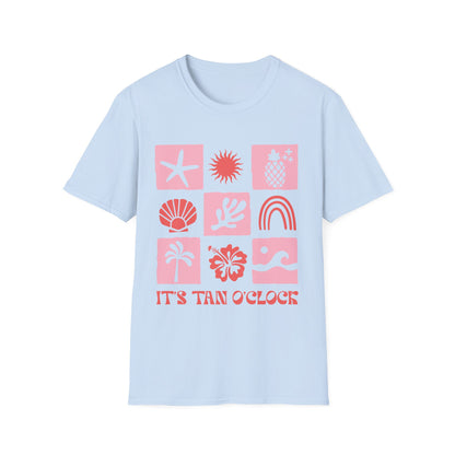 It's Tan O'Clock (Colored) - T-Shirt - Blount Custom Creations