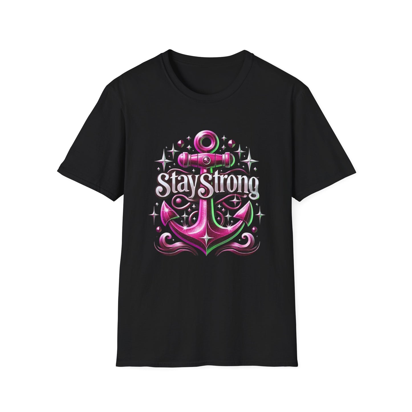 Stay Strong Anchor - T-Shirt - Blount Custom Creations